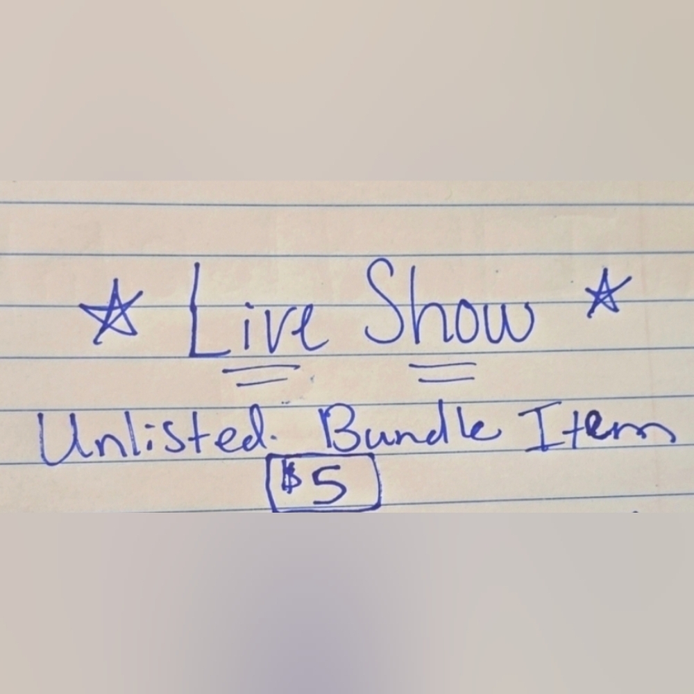 Unlisted bundle item